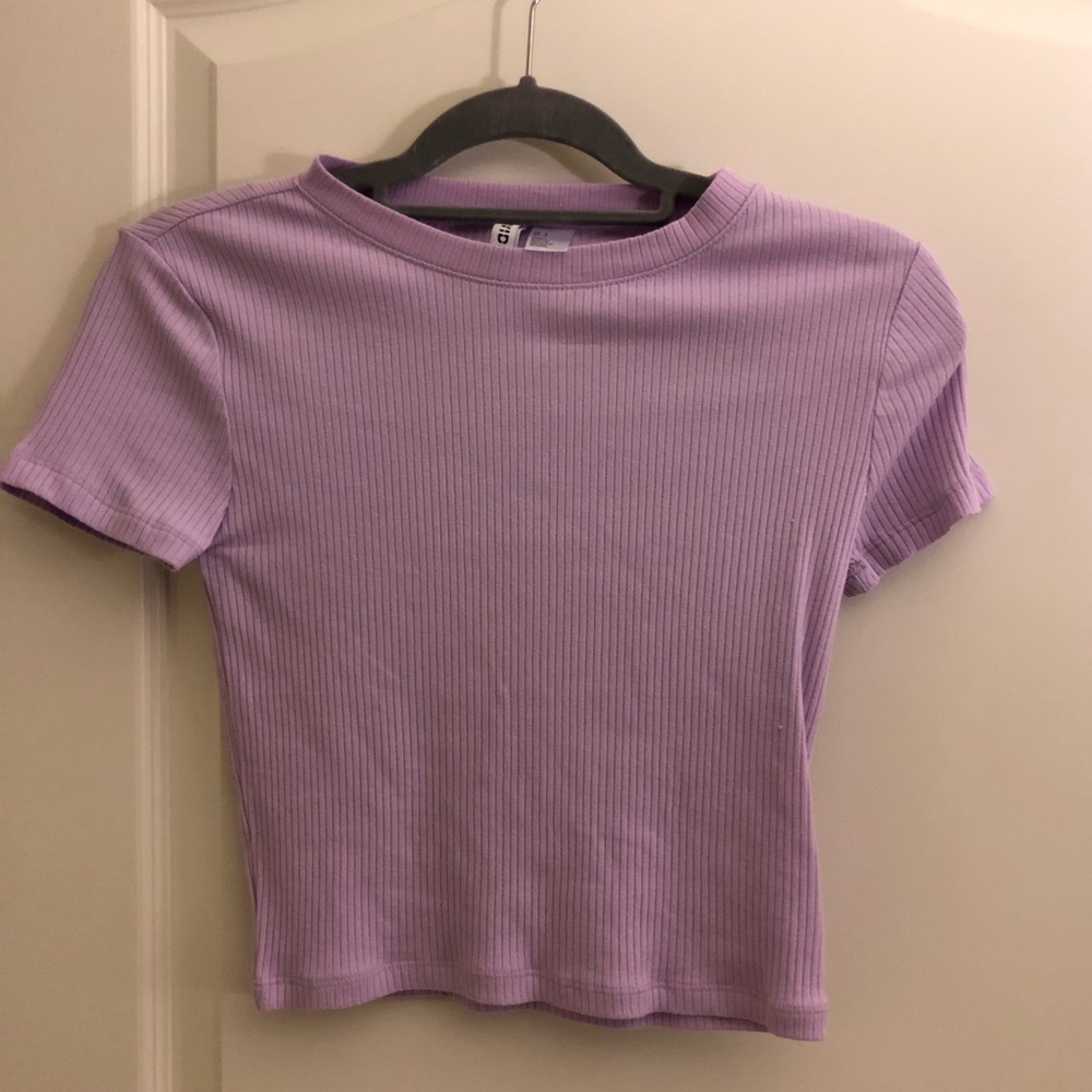 light purple top